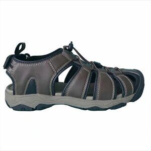 KHOMBU Brown Fisherman Closed Toe Sandals Men US 9M
